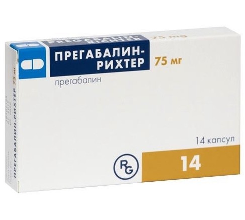 ПКУ Прегабалин Рихтер капсулы 75мг №14 купить в Москве по цене от 173 ...