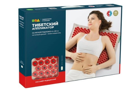 Изображение товара Иппликатор Кузнецова магнитный для чувствительной кожи красный