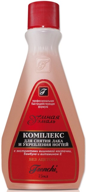 Изображение товара Умная эмаль комплекс для снятия лака вишня 75мл