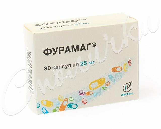 Изображение товара Фурамаг капсулы 25мг №30