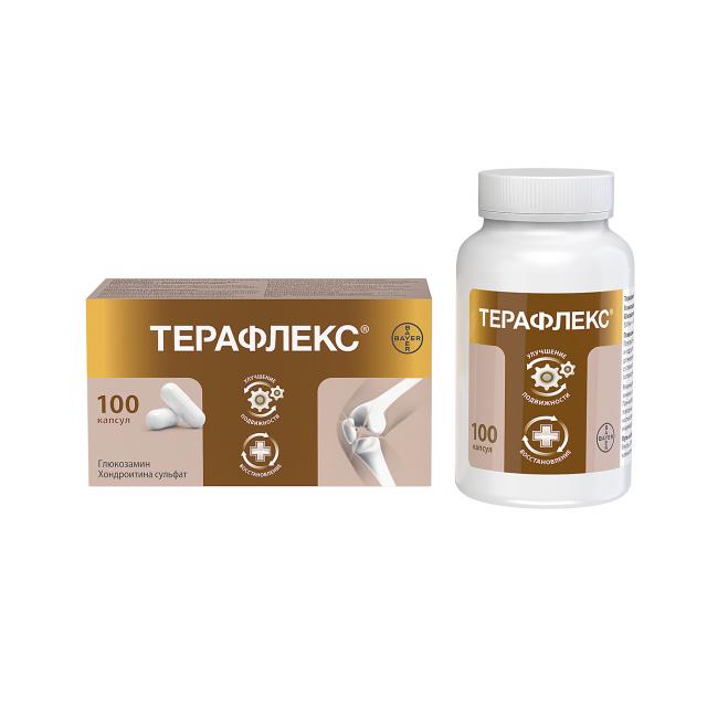 Изображение товара Терафлекс капсулы №100 для лечения суставов и позвоночника