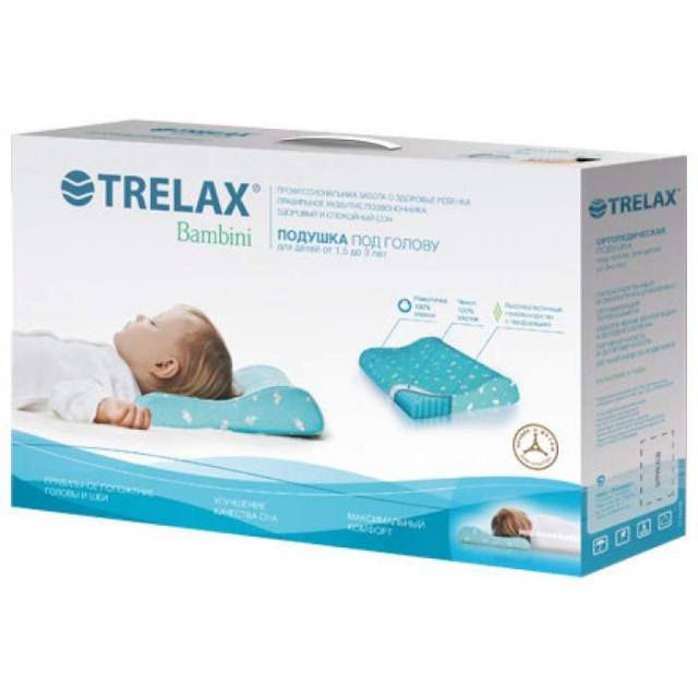 Изображение товара Трелакс Подушка ортопедическая под голову для детей П-22 BAMBINI