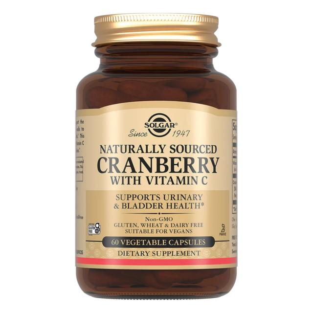 Изображение товара Солгар Натуральная клюква с витамином С капсулы №60