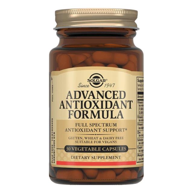 Изображение товара Солгар Антиоксидантная формула капсулы No30 - комплекс витаминов и минералов для защиты организма