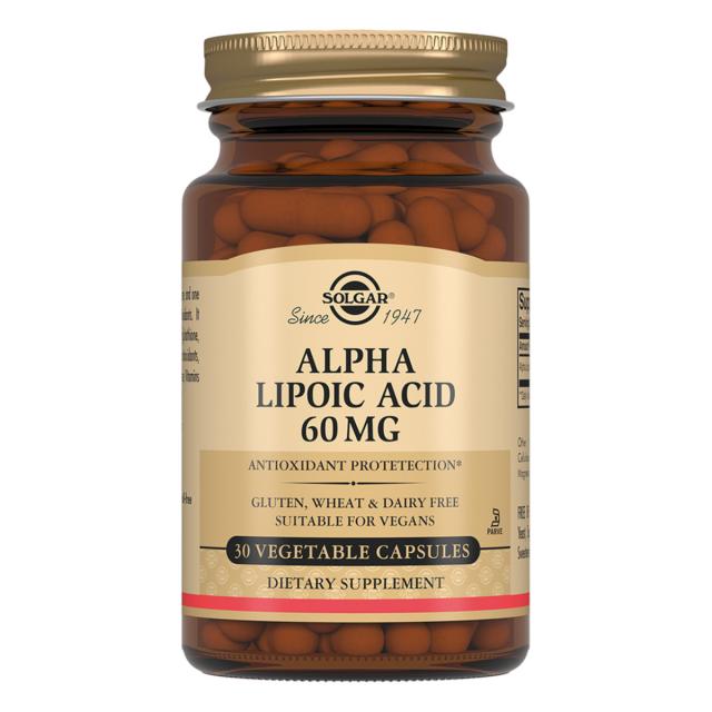 Изображение товара Солгар Альфа-липоевая кислота капсулы 30 шт для защиты и поддержки организма