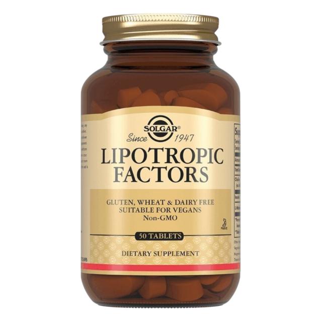 Изображение товара Липотропный фактор таблетки №50 для похудения и поддержки печени Solgar