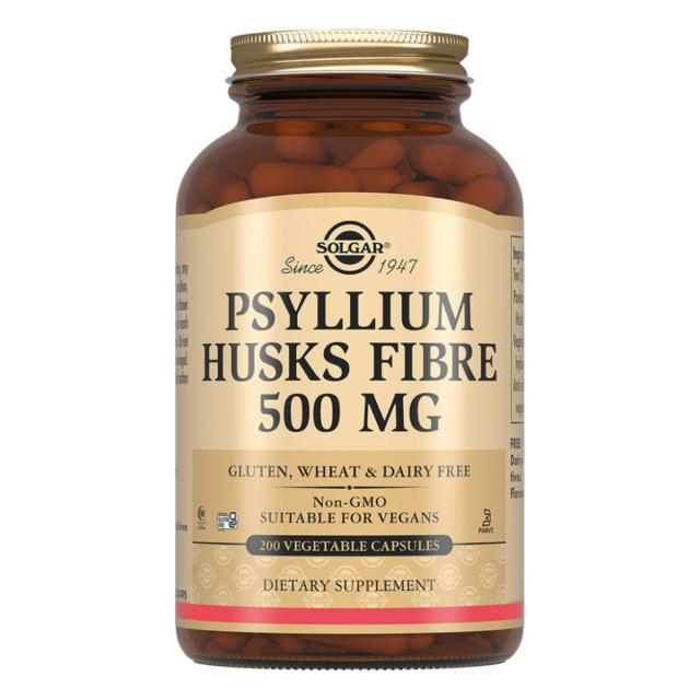 Изображение товара Капсулы Солгар Псиллиум клетчатка кожицы листа No200 - источник пищевых волокон для здоровья ЖКТ