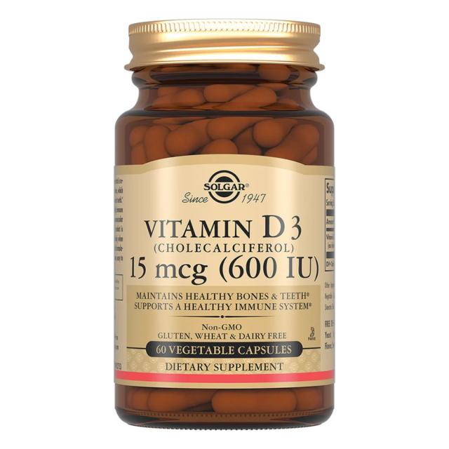 Изображение товара Солгар Витамин D3 капсулы №60 для поддержки костей иммунитета и настроения