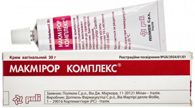 Изображение товара Макмирор комплекс крем вагинальный 30г