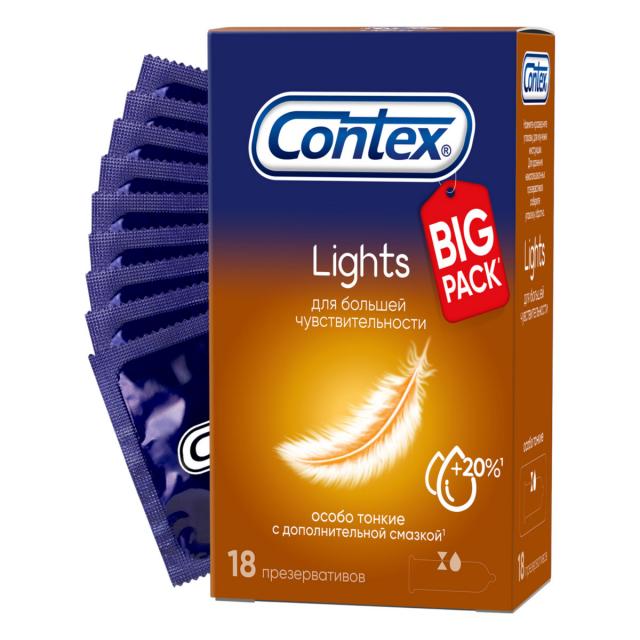 Изображение товара Контекс презервативы Lights (особо тонкие) №18