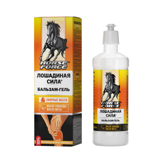 Изображение товара Лошадиная сила бальзам-гель для тела релаксирующий 500мл