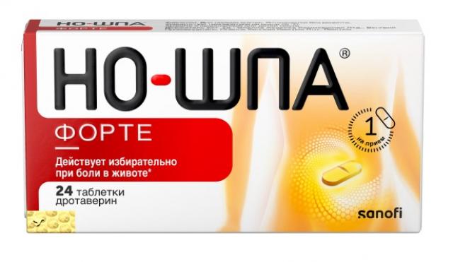 Изображение товара Но-шпа форте таблетки 80мг №24