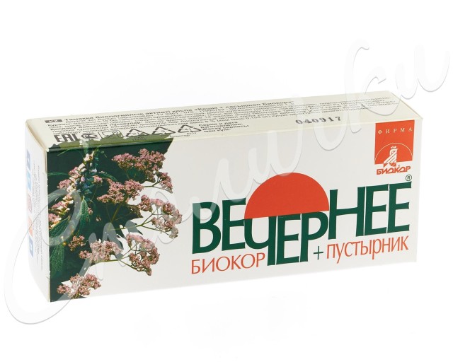 Изображение товара Вечернее+Пустырник Биокор др. №60