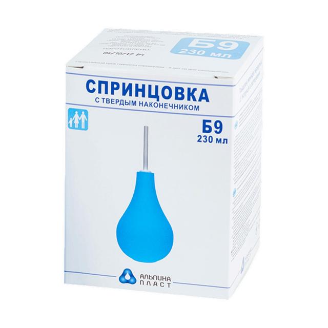 Изображение товара Спринцовка №9 (тверд. након.) 230мл Изображение товара Спринцовка №9 (тверд. након.) 230мл