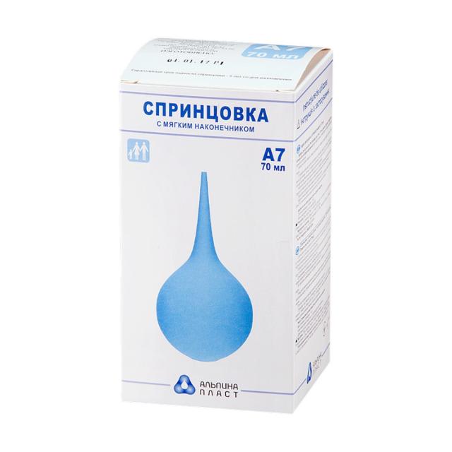 Изображение товара Спринцовка №7 (мягк. након.) 70мл Изображение товара Спринцовка №7 (мягк. након.) 70мл