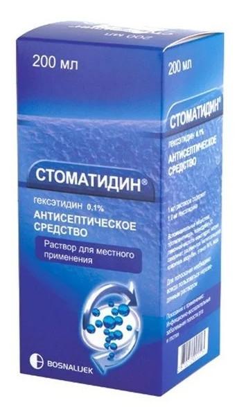 Стоматидин раствор наружный 0,1% 200мл купить в Москве по цене от 242 рублей