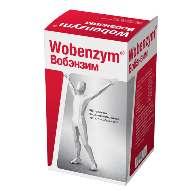 Вобэнзим таблетки покрытые оболочкой №800 купить в Москве по цене от 10100 рублей
