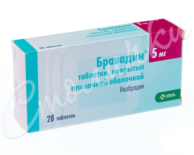 Бравадин таблетки покрытые оболочкой 5мг №28 купить в Москве по цене от 461 рублей