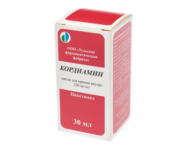 Изображение товара Кордиамин капли внутрь 30мл 25% для повышения тонуса и борьбы с асфиксией