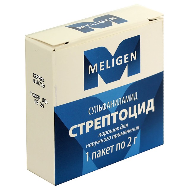 Изображение товара Стрептоцид порошок 2г