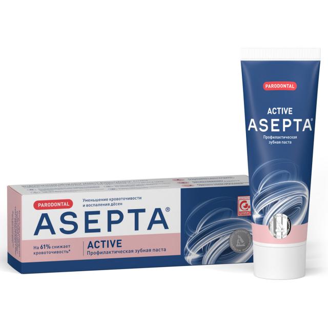 Изображение товара Асепта зубная паста лечебно-профилактическая 75г