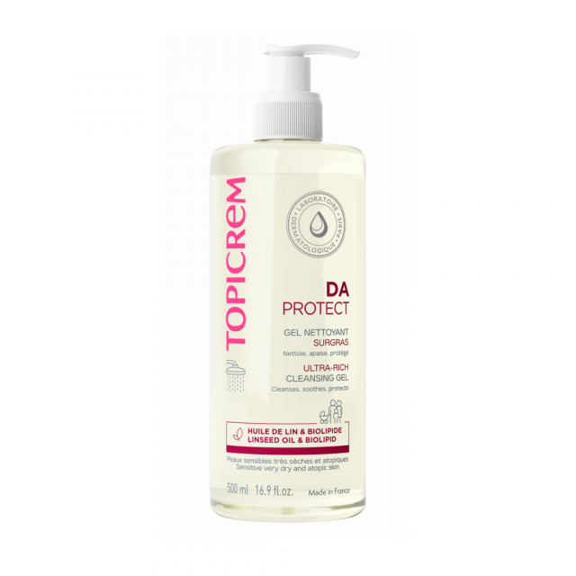 Изображение товара Топикрем ДА Протект гель очищающий Ультра Риш 500мл