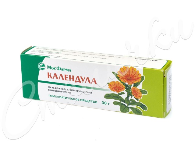 Изображение товара Гомеопатическая мазь с календулой 30г для заживления кожи и слизистых