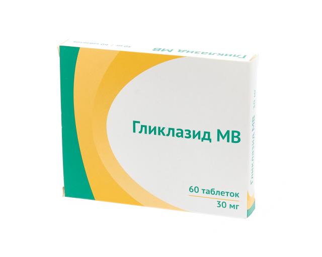 Гликлазид МВ Озон таблетки с модифицированным высвобождением 30мг №60 ...