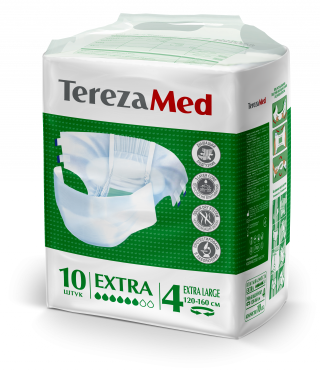 Изображение товара ТерезаМед подгузники Нормал/Экстра XL №10