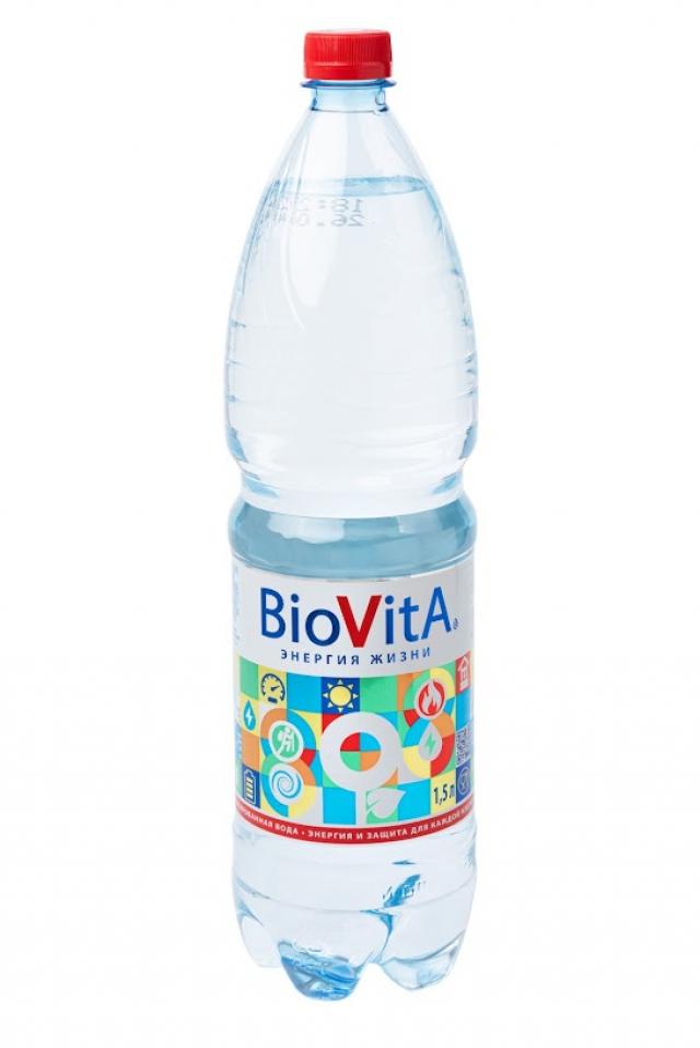 Вода минеральная БиоВита 1,5л ПЭТ купить в Москве по цене от 50 рублей