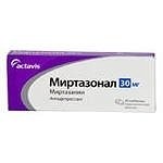 Миртазонал таблетки 30мг №30 купить в Москве по цене от 0 рублей