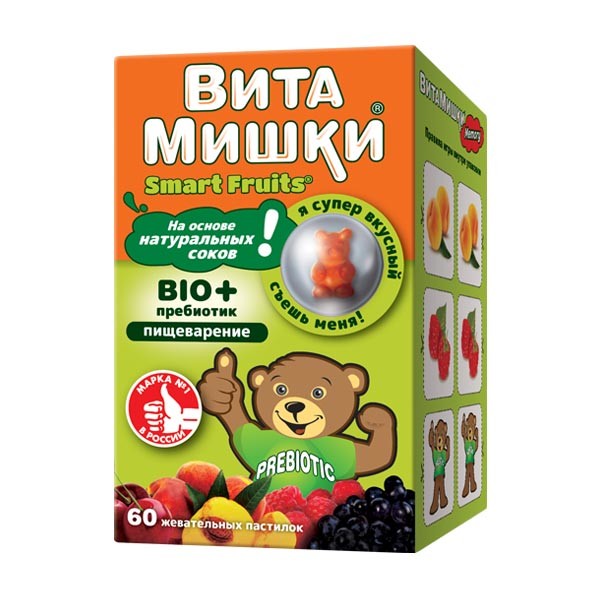 ВитаМишки БИО+ пастилки жевательные №60 купить в Кировске по цене от 754 рублей