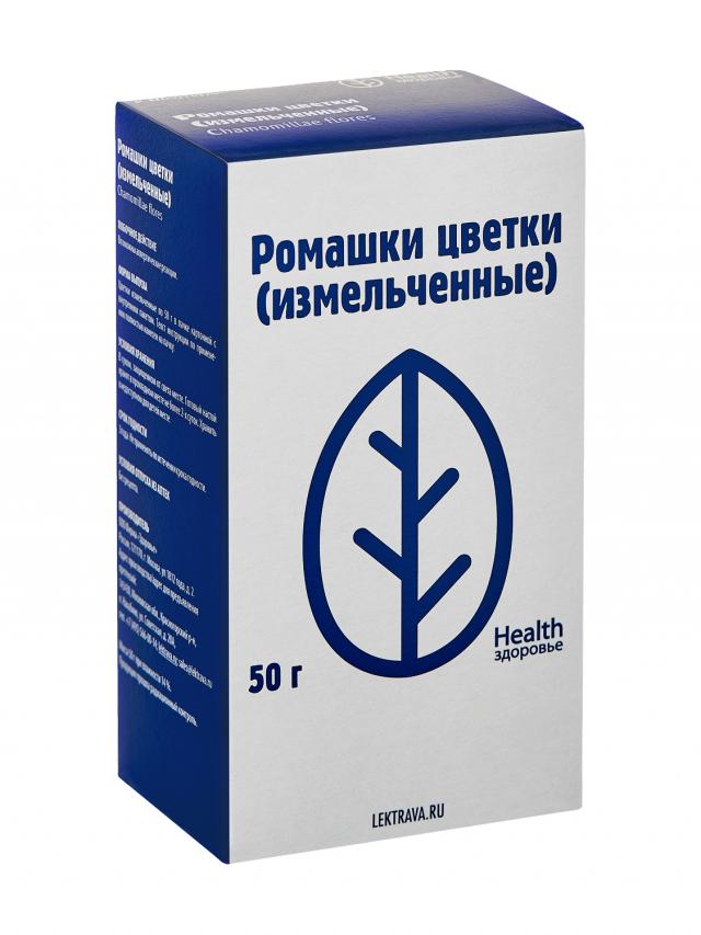 Ромашка аптечная цветки Здоровье 50г купить в Москве по цене от 55 рублей