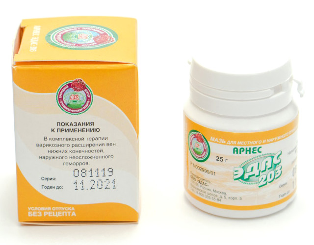 Изображение товара Эдас-203 Арнес (геморрой) мазь 25г