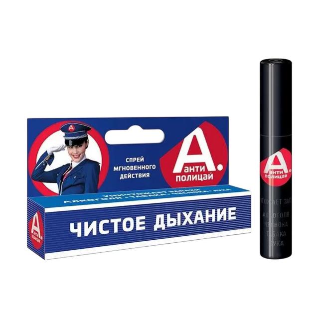 Изображение товара Спрей Антиполицай Чистое дыхание 10 мл для освежения дыхания