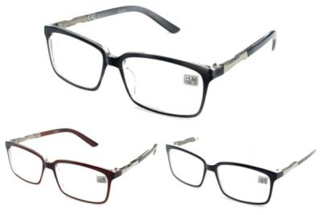 Изображение товара Очки корригирующие 4гр линза CR-39 окр в массе (муж.) +1