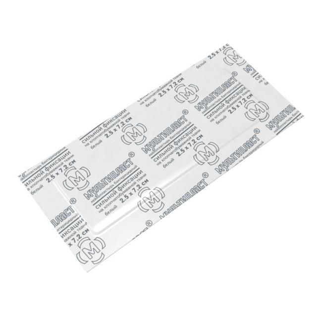 Изображение товара Мультипласт пластырь бактерицидный сил.фикс. 2,5смх7,2см