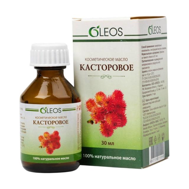 Изображение товара Косметическое касторовое масло 30 мл для ухода за ресницами кожей волосами