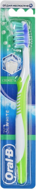 Изображение товара Орал Би зубная щетка 3Д Уайт Свежесть 40 средняя