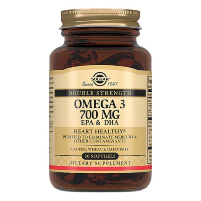 Изображение товара Солгар Двойная Омега-3 700 мг капсулы No30 - ЭПК и ДГК для сердца суставов