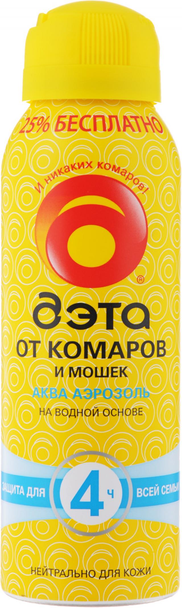 Изображение товара Дэта Аква аэрозоль от комаров 125мл