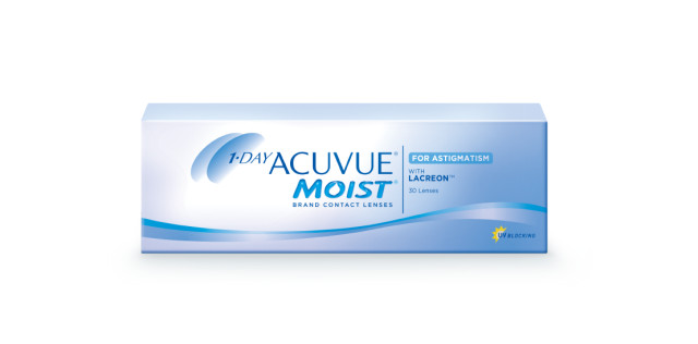 Изображение товара Линзы однодневные Acuvue Moist с диоптриями -4,50, 30 штук