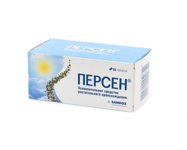 Персен таблетки покрытые оболочкой №60 купить в Москве по цене от 590 ...