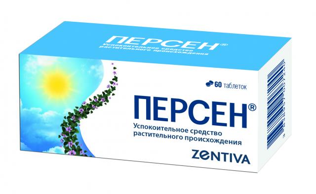Изображение товара Персен таблетки покрытые оболочкой №60 седативное натуральное средство для сна и нервной системы
