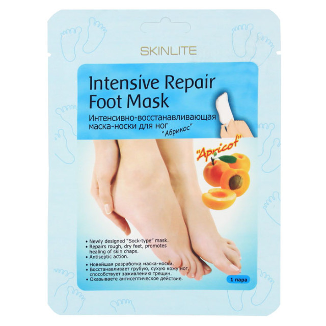 Изображение товара Скинлайт маска-носочки для ног интенс.восст.абрикос 1пара