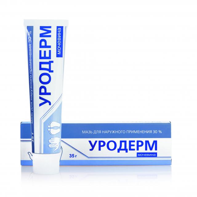 Изображение товара Уродерм мазь наружная 30% 35 г для лечения кожных заболеваний и удаления роговых层