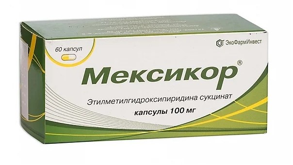 Изображение товара Мексикор капсулы 100мг №60