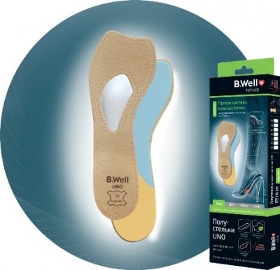 Изображение товара Би Велл Рехаб Полустельки ортопедические д/обуви с высоким каблуком UNO FW-619 р.41