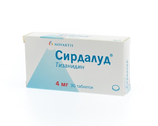 Сирдалуд таблетки 4мг №30 купить в Москве по цене от 294 рублей