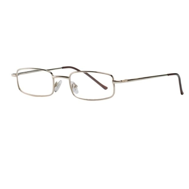 Изображение товара Очки для чтения темно-серые металл прямоугольные +1,5 Kemner Optics